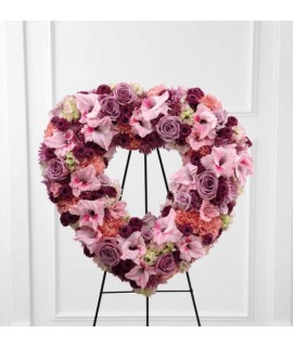 The FTD Eternal Rest Standing Heart The FTD Eternal Rest Standing Heart